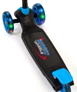 BRN Oyuncak Kız Erkek Frenli Denge Led Işıklı 3 Üç Tekerlekli Yükseklik Ayarlı Magic Çocuk Scooter - Görsel 3