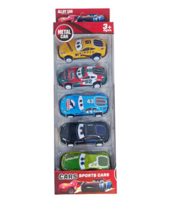 Brother Toys Cars Şimşek Mcqueen 5'li Metal Sürtmeli Araba Seti Sally Doc Hudson - Görsel 3