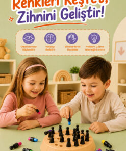 Alternative view of M&H 3'lü Oyun Seti - Buz Krallığı - Kurbağa Denge Oyunu - Hafıza Eşleme Oyunu - Eğitici ve Öğretici Oyun Seti