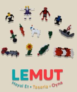 Alternative view of Lemut Blockland 400 Parça ( KUTUSUZ ) pixel Yaratıcı tasarım yapı inşaa eğitici Oyuncak minecraft