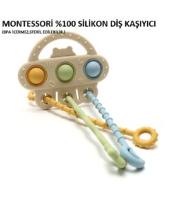 tutobaby Montessori 0 Silikon Diş Kaşıyıcı (BPA İÇERMEZ)