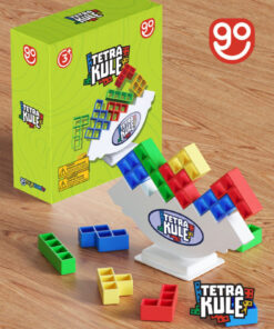 Go Toys Tetra Kule Denge Oyuncağı Eğitici Kutu Oyuncak Tetris Kule Tetra Tower