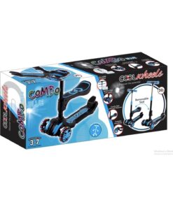 Furkan Toys Cool Wheels Led Işıklı Oturaklı Mavi Combo Scooter - Görsel 3