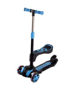 Furkan Toys Cool Wheels Led Işıklı Oturaklı Mavi Combo Scooter