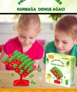 İNCAREA Kurbağa Denge Ebeveyn Çocuk Etkileşimi Oyunu Eğitici Oyuncak Kurbağa Ağacı Denge Oyunu