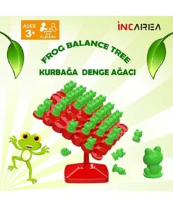 Alternative view of İNCAREA Kurbağa Denge Ebeveyn Çocuk Etkileşimi Oyunu Eğitici Oyuncak Kurbağa Ağacı Denge Oyunu