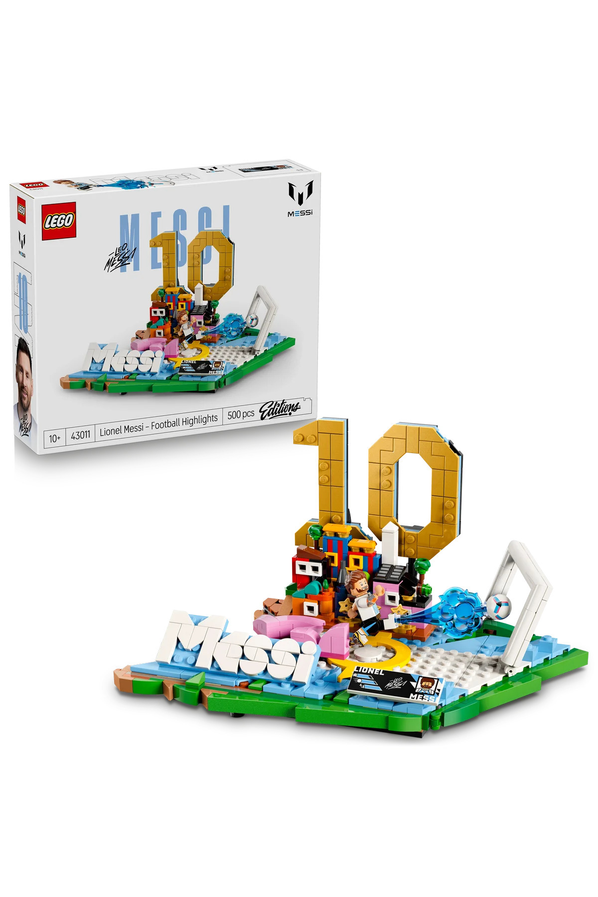 LEGO ® Editions Lionel Messi – Unutulmaz Futbol Anları 43011 - 10+ için Oyuncak Yapım Seti (500P)