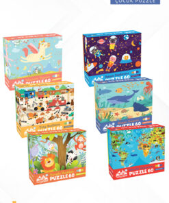 Neverland 6 FARKLI 60 PARÇA ÇOCUK PUZZLE
