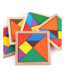 Alternative view of Emin İş Eğitimi Ahşap Tangram, 15x15 Cm, Eğitici, 7 Parçalı, Büyük Boy