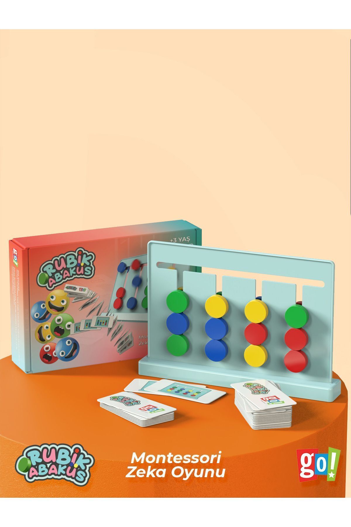 Go Toys Rubik Abaküs Montessori Zeka Oyunu Eğitici Oyuncak