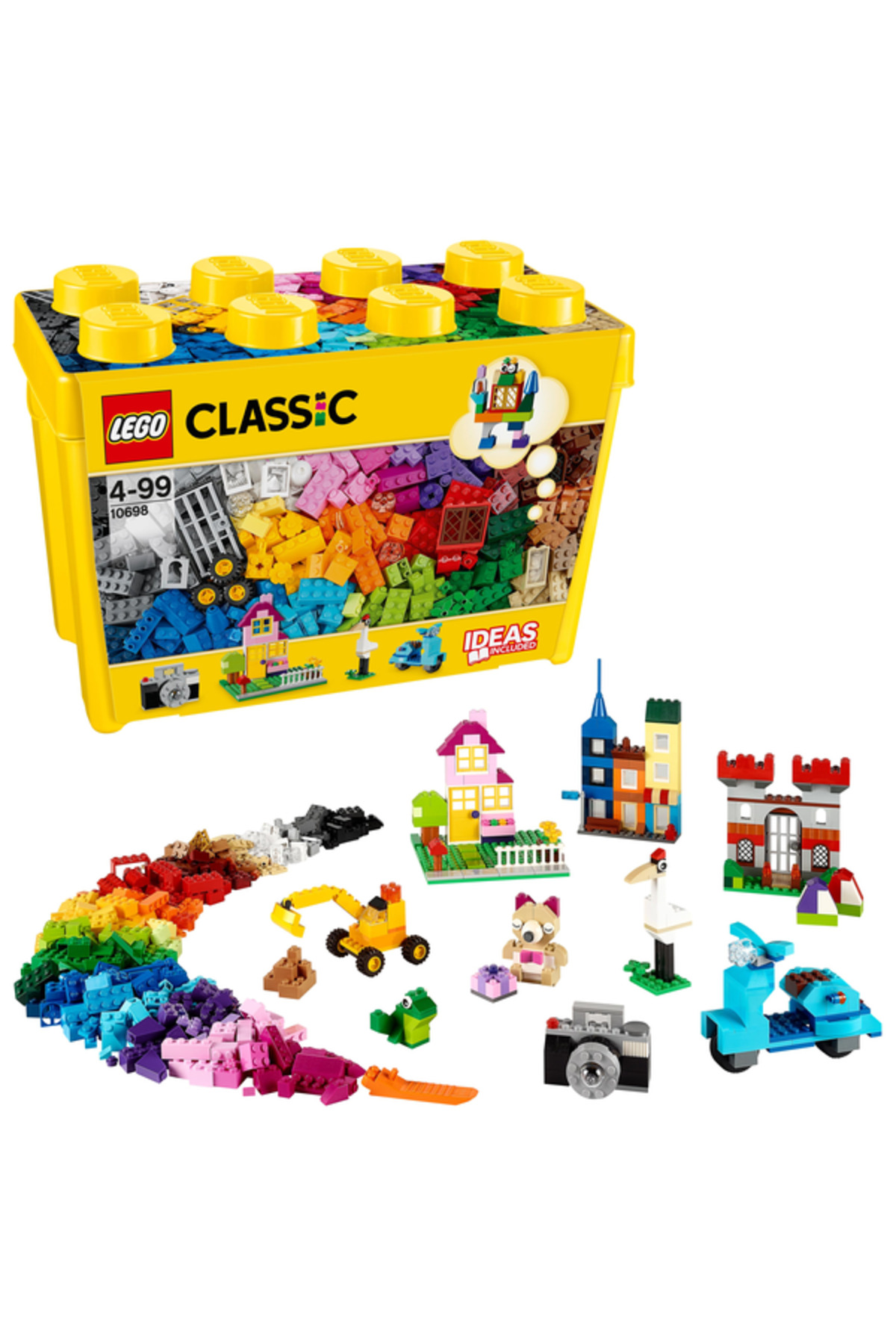 LEGO ® Classic Büyük Boy Yaratıcı Yapım Kutusu 10698 - 4+ Yaratıcı Oyuncak Yapım Seti (790 Parça)