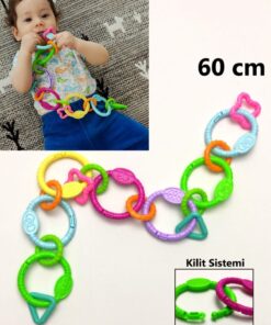 Schmülzer Zincir 17 Parça Oyun Halkası 60 Cm Eğlenceli Çıngırak Oyun Halkası