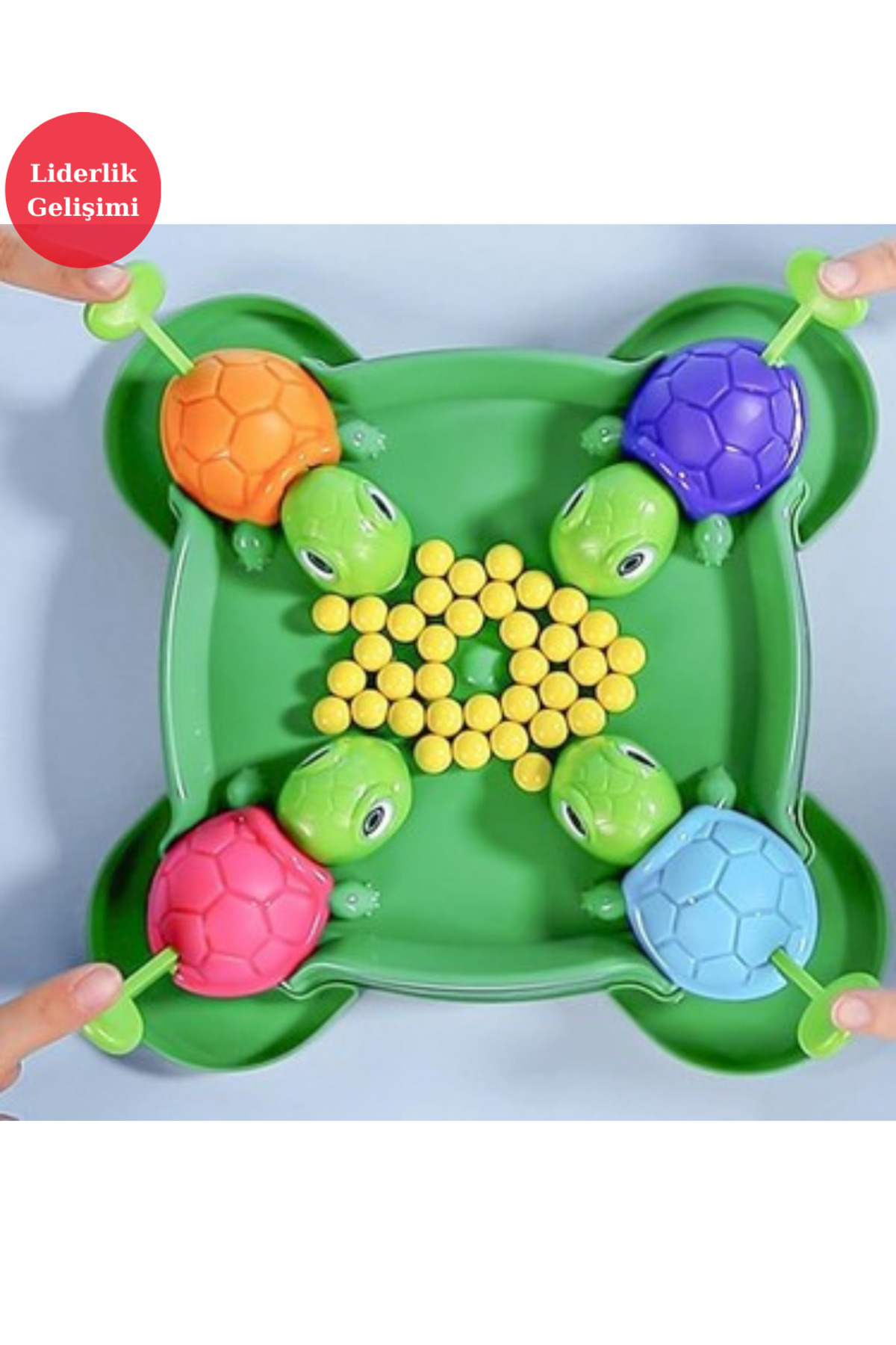 ankahometoys Kaplumbağa Top Yutma Oyunu Çocuk Eğlenceli Oyun Denge Top Tutma Oyunu Basmalı Eğitici Oyuncak