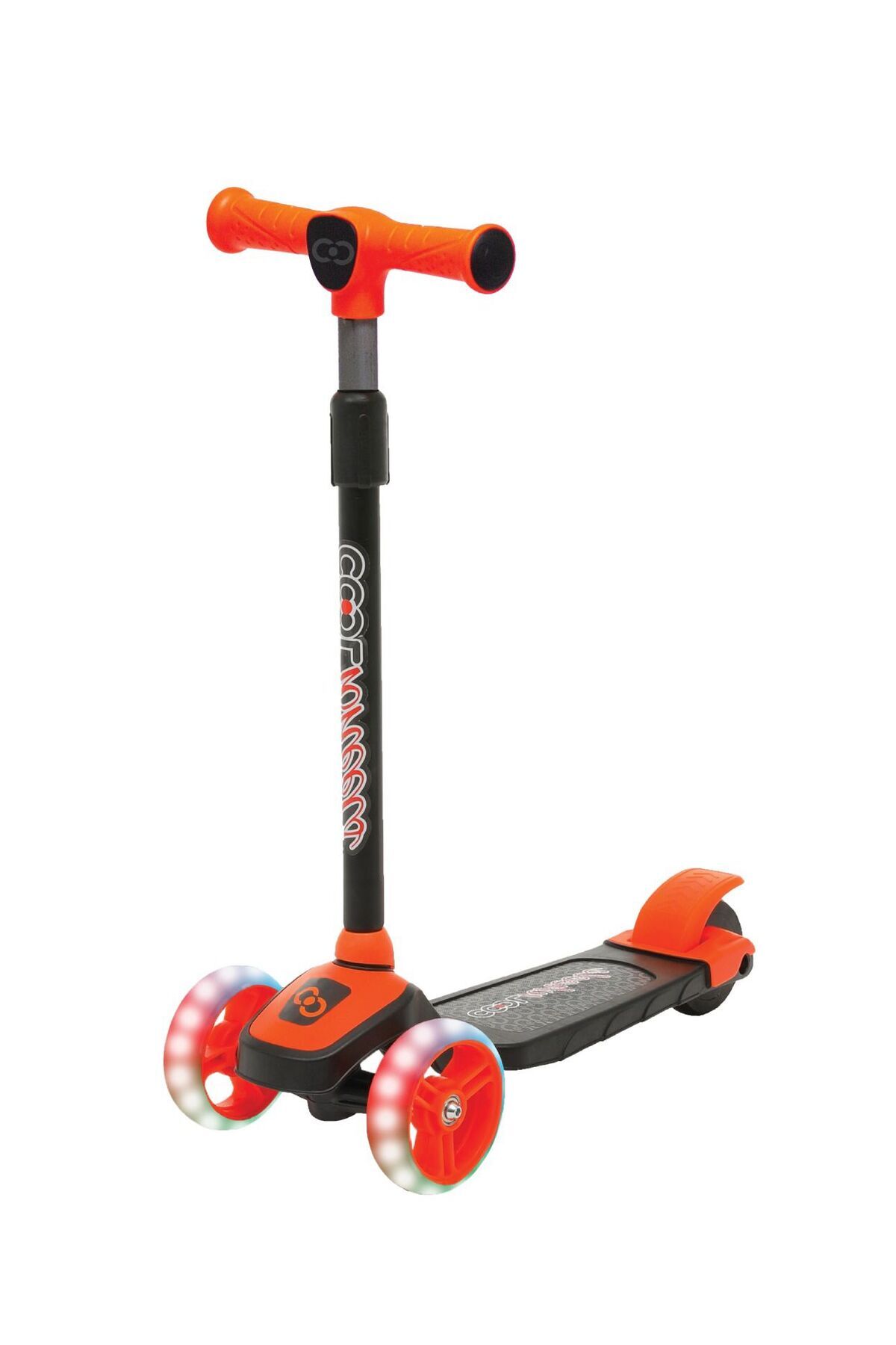 Furkan Toys Cool Wheels Led Işıklı 3 Tekerlekli Yükseklik Ayarlı TURUNCU Twist Scooter