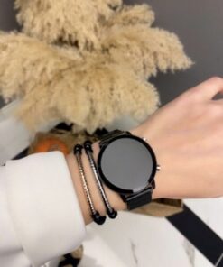 Spectrum Unisex Tuşlu Led Saat Mıknatıslı Kordon Özel Seri