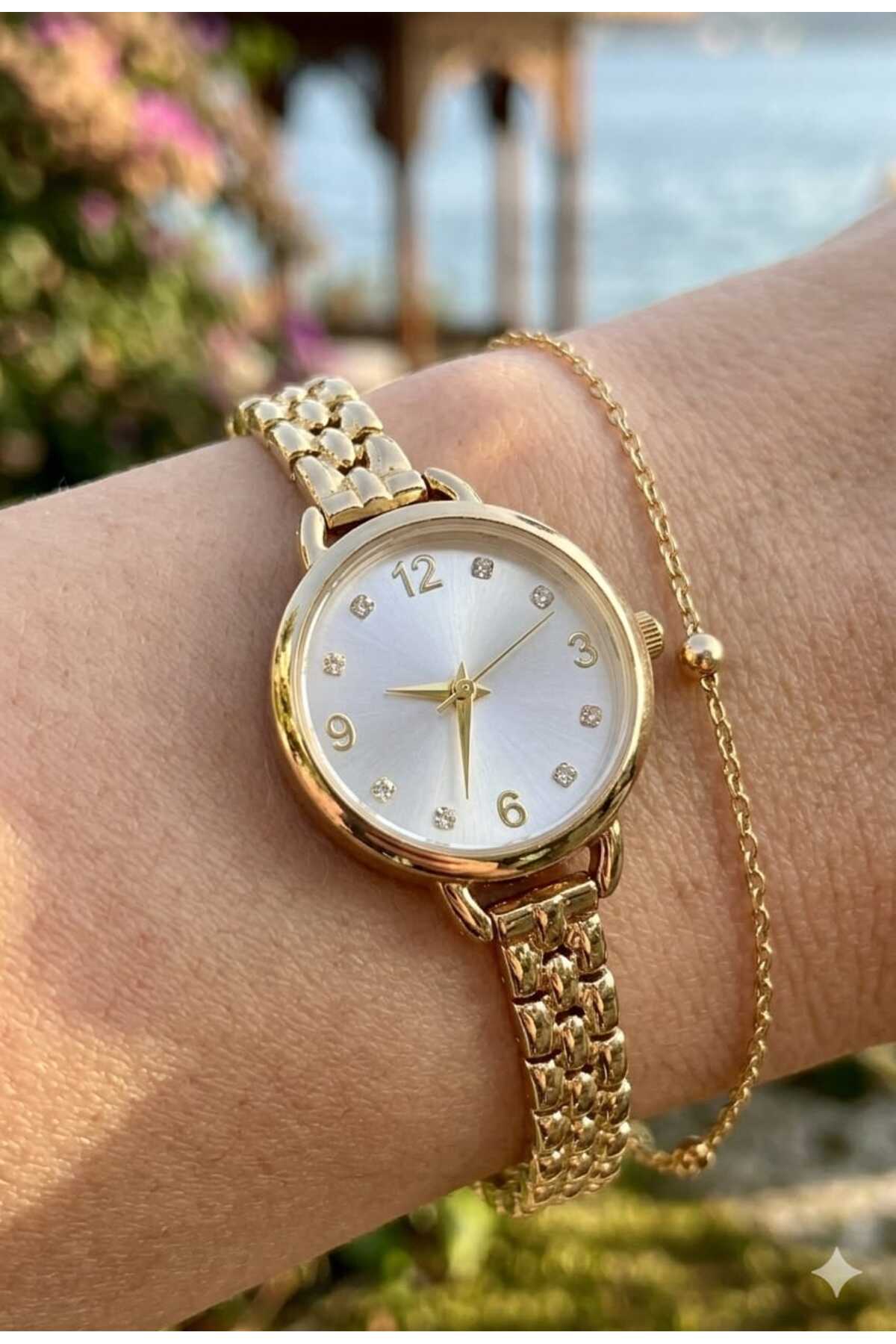 Newera Watch Metal Kordon Minimal Klasik Kadın Kol Saati