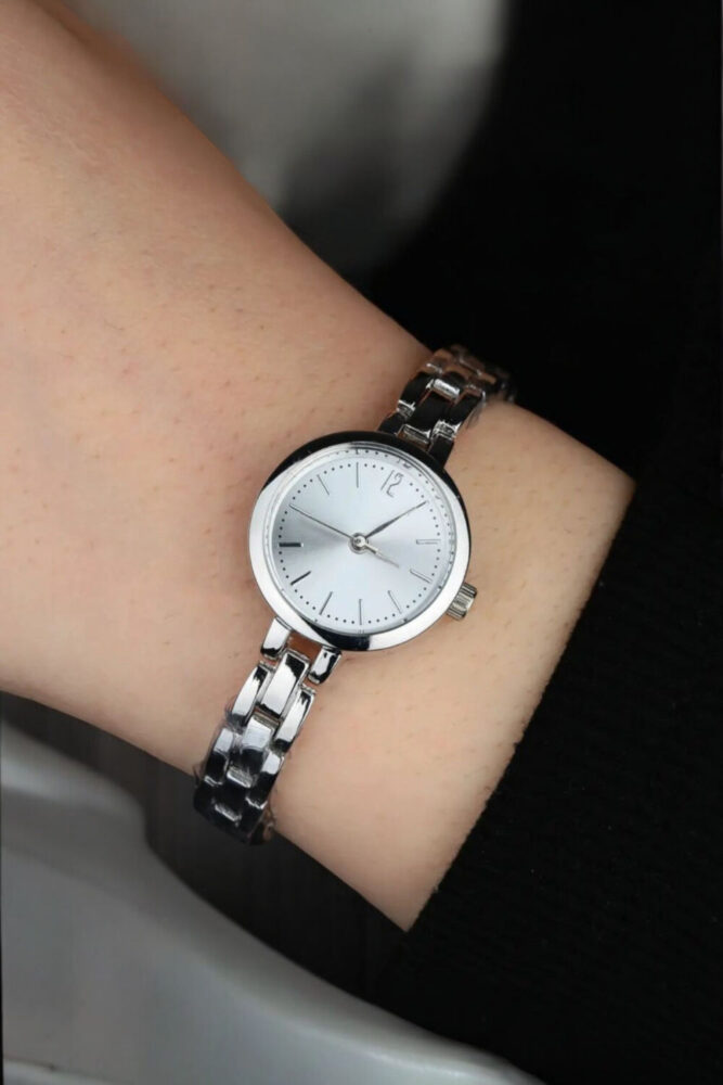 DARK BLANC Gümüş Renk Özel Seri Minimal Kol Saati - Görsel 2