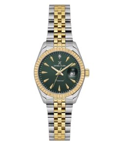 Alternative view of Daniel Klein Jubile Kordon Pırlanta Taşlı Özel Diamond Serisi Küçük Kasalı (28 MM) Yeşil Kadranlı Kadın Kol Saati