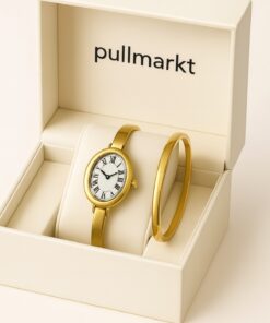 pullmarkt Kelepçe Bileklik Saat - Kelepçenin ebatı 18 cmdir ve sabittir uzamaz yada kısalmaz r - Görsel 3
