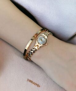 DARK BLANC Vintage Minimal Kol Saati Ince Bilekli Bayanlar Icin