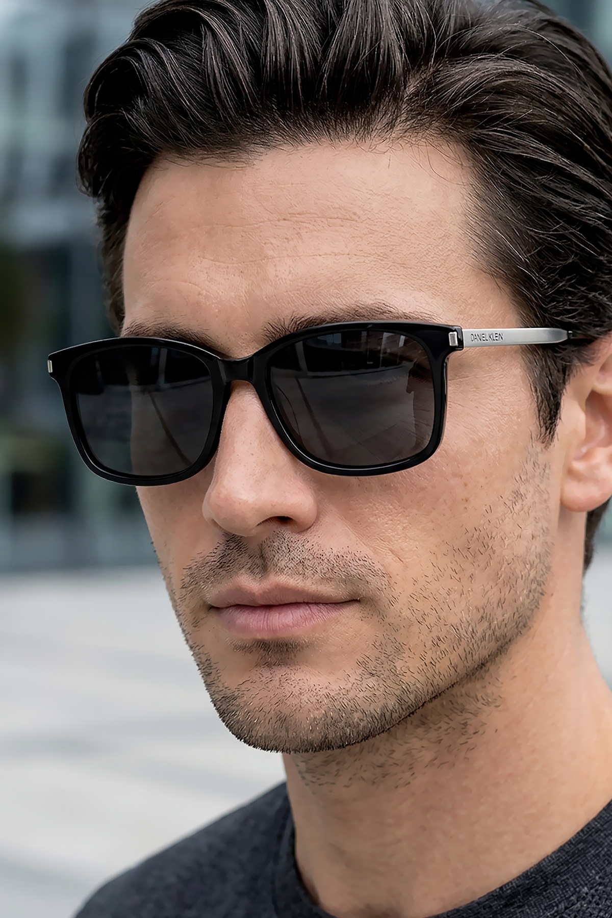 Daniel Klein Handmade Acetate Polarize - UV400 Korumalı Siyah Renk Erkek Güneş Gözlüğü 54 Ekartman DKG6285C1