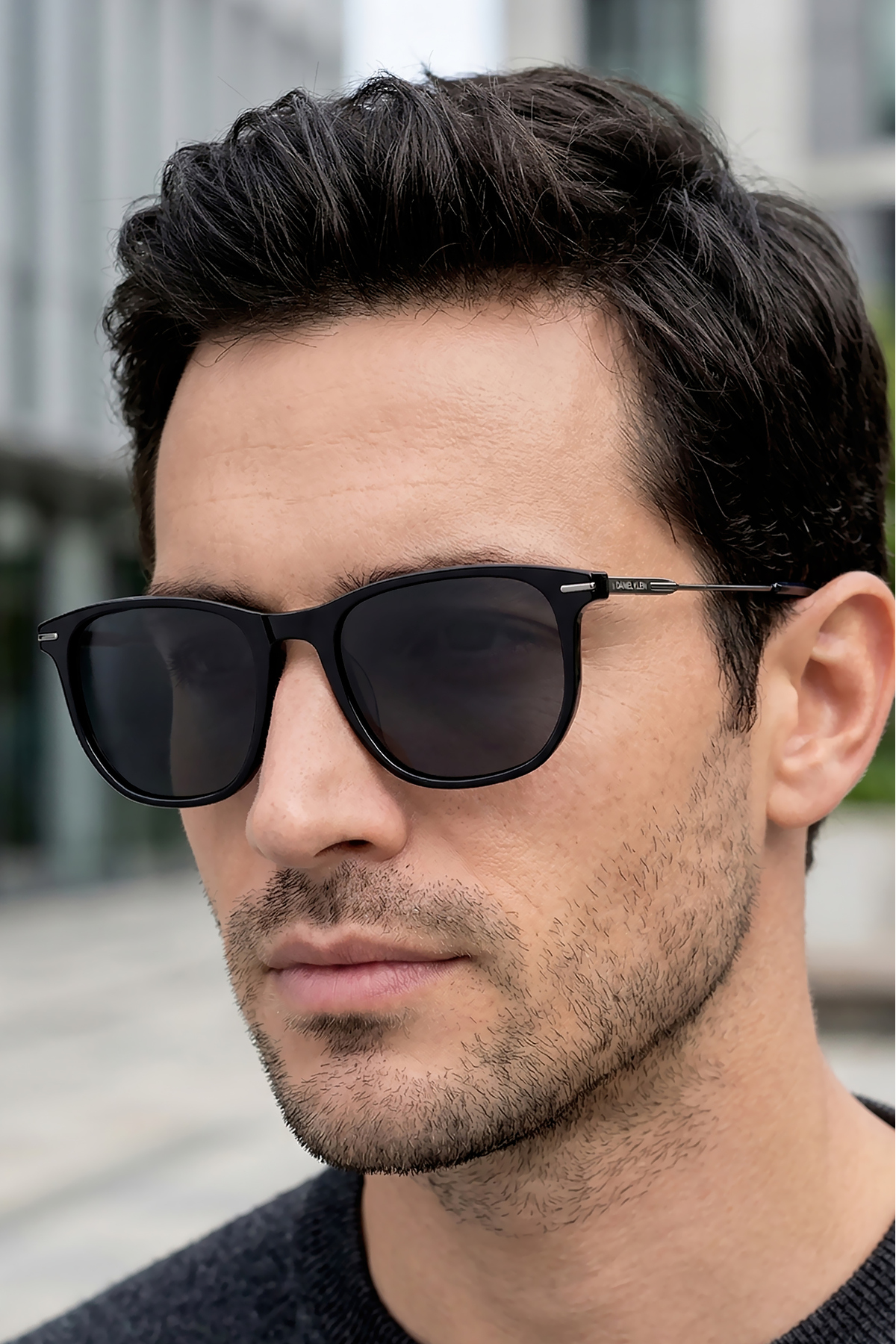 Daniel Klein Handmade Acetate - Polarize - UV400 Korumalı Siyah Renk Erkek Güneş Gözlüğü 54 Ekartman DKG6300C2