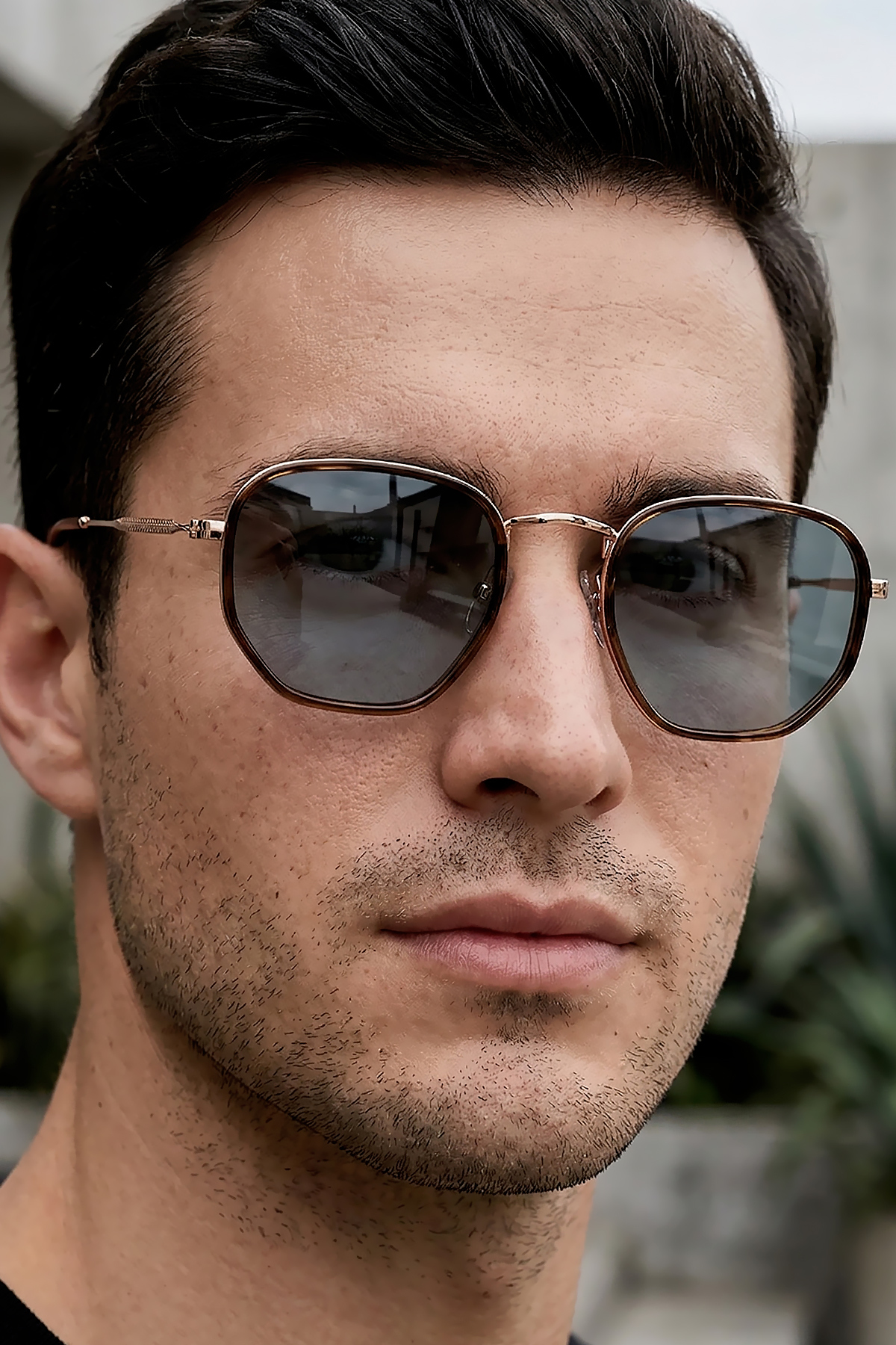 Daniel Klein Polarize - UV400 Korumalı Gold Siyah Renk Orijinal Erkek Güneş Gözlüğü 53 Ekartman DKG6297C3