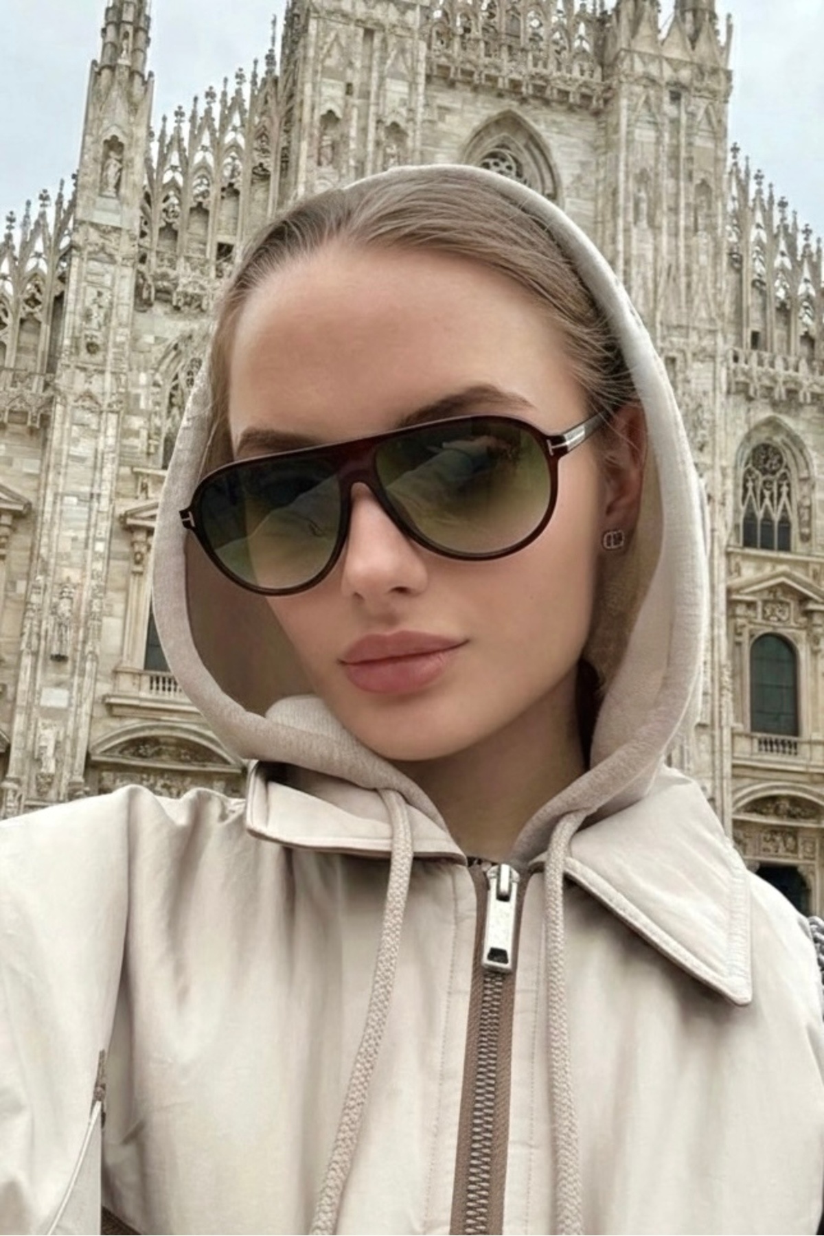 REN EYEWEAR REN Sepia Air Unisex Yeşil Cam Kahverenk Çerçeve Pilot Güneş Gözlüğü | UV400 Koruma