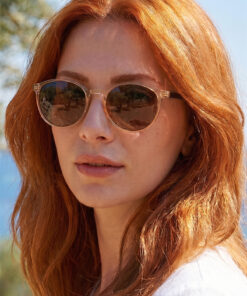 sun factory UV400 Korumalı Polarize Filtreli Bal Rengi Unisex Güneş Gözlüğü 1373 C2054 - TR90 Esnek Dayanıklı Çerçeve
