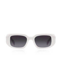 Alternative view of Chunky Frame Unisex Jen Beyaz Lüx Güneş Gözlüğü