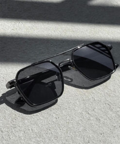 Roger Bacon Unisex Siyah Güneş Gözlüğü Uv400 Koruma