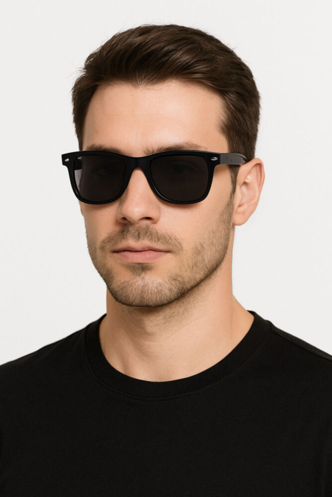 By Donetto Siyah Polarize Yetişkin Unisex Güneş Gözlüğü