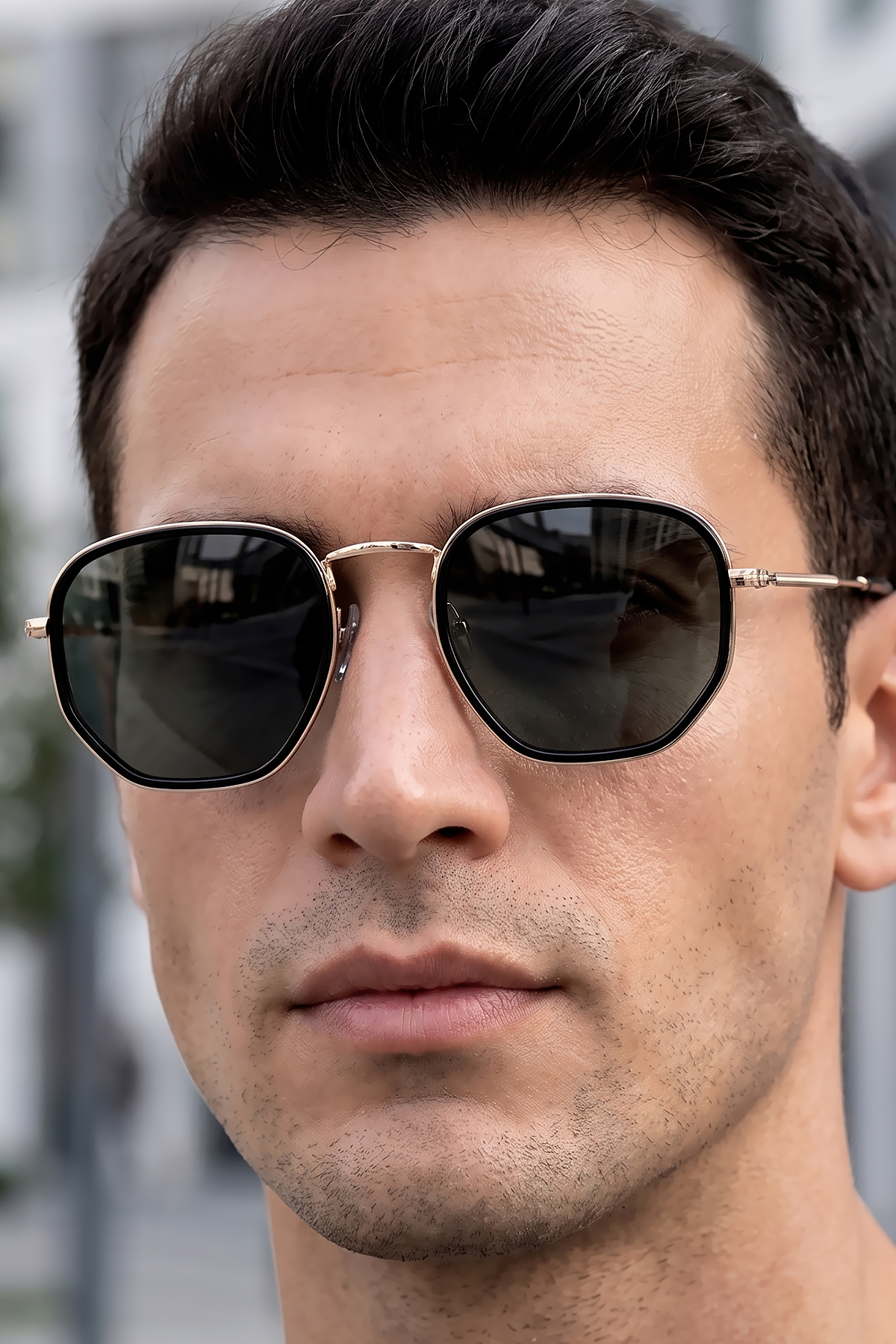 Daniel Klein Polarize - UV400 Korumalı Gold Yeşil Renk Orijinal Erkek Güneş Gözlüğü 53 Ekartman DKG6297C2