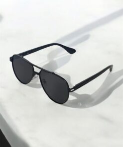 MACERATİ Polarize Yüksek Kalite Titanyum Siyah Unisex Güneş Gözlüğü - Görsel 3