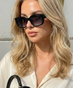 Eyesofia Square Unisex Siyah Ultra Hafif Degrade Uv400 Filtreli Güneş Gözlüğü