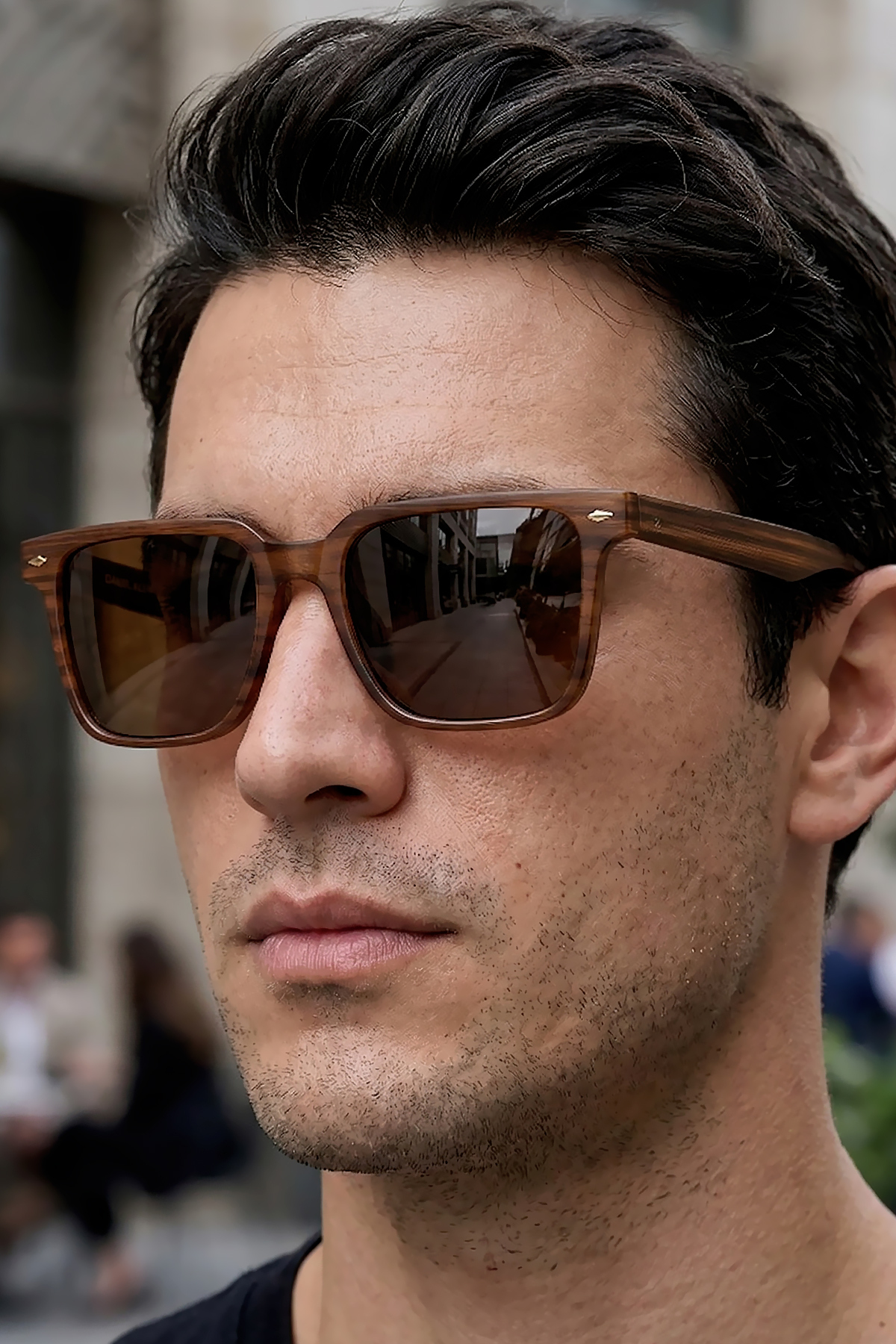 Daniel Klein Polarize - UV400 Korumalı Kahverengi Orijinal Erkek Güneş Gözlüğü 57 Ekartman DKG6295C2