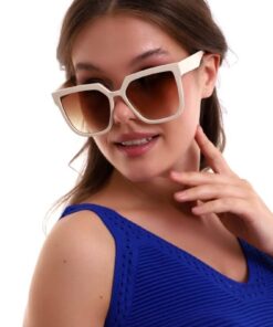 Eyesofia Hılls Krem Kahverengi Unisex Güneş Gözlüğü - Görsel 3