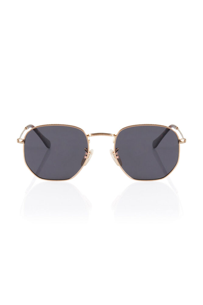 CLAES Hexagonal Gold Polarize Güneş Gözlüğü - Görsel 2