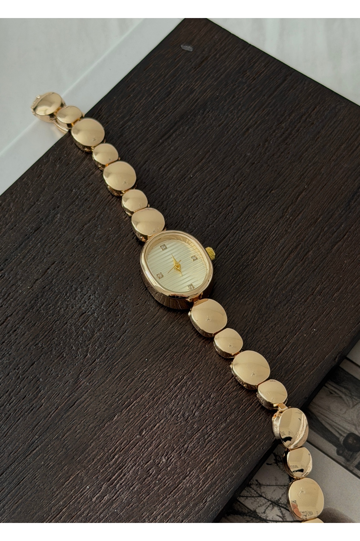 KİLİGİSTANBUL VİNTAGE GÖRÜNÜMLÜ ÇELİK SAAT 18 CM
