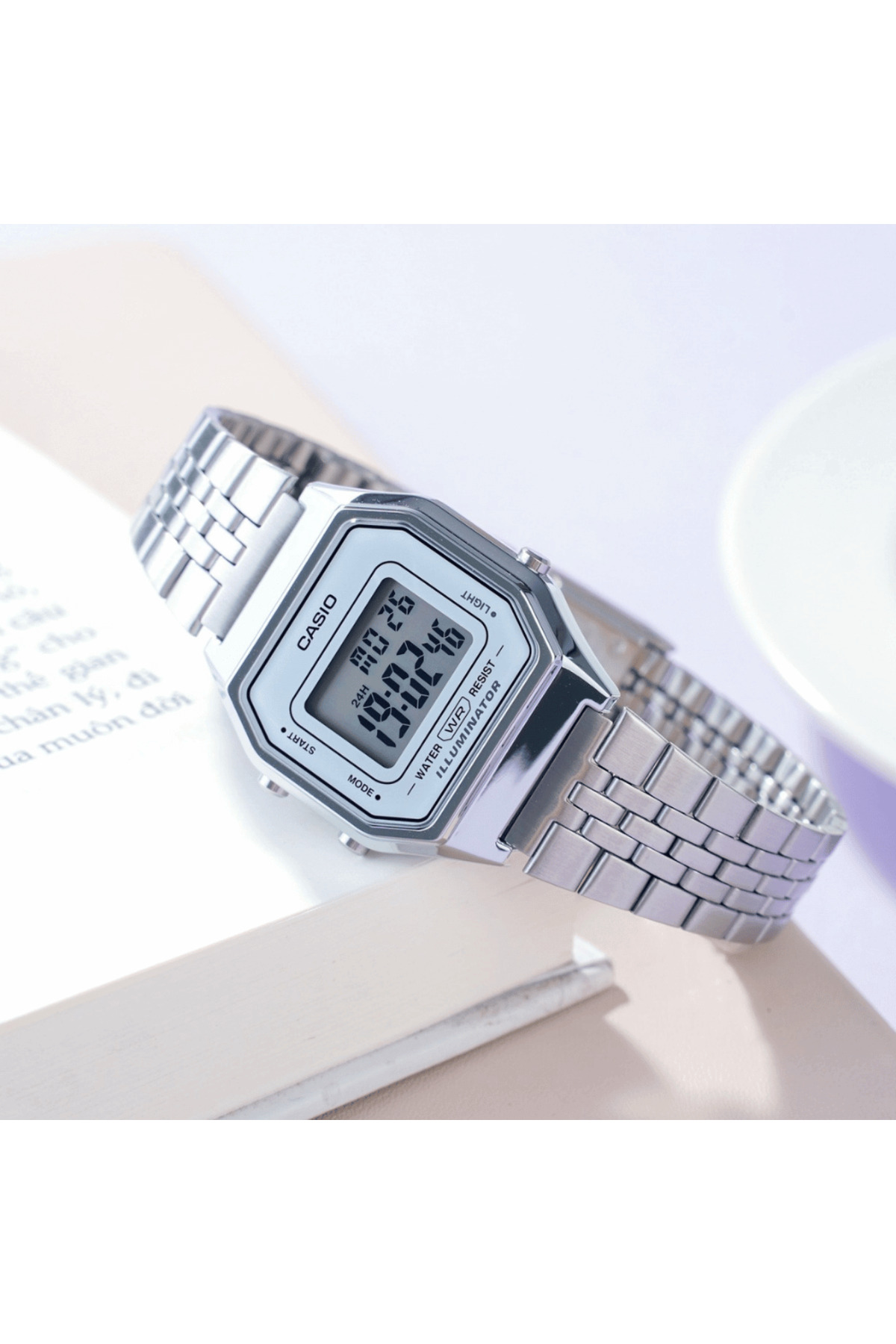 Casio La680wa-7df Retro Vintage Kadın Kol Saati - Görsel 3
