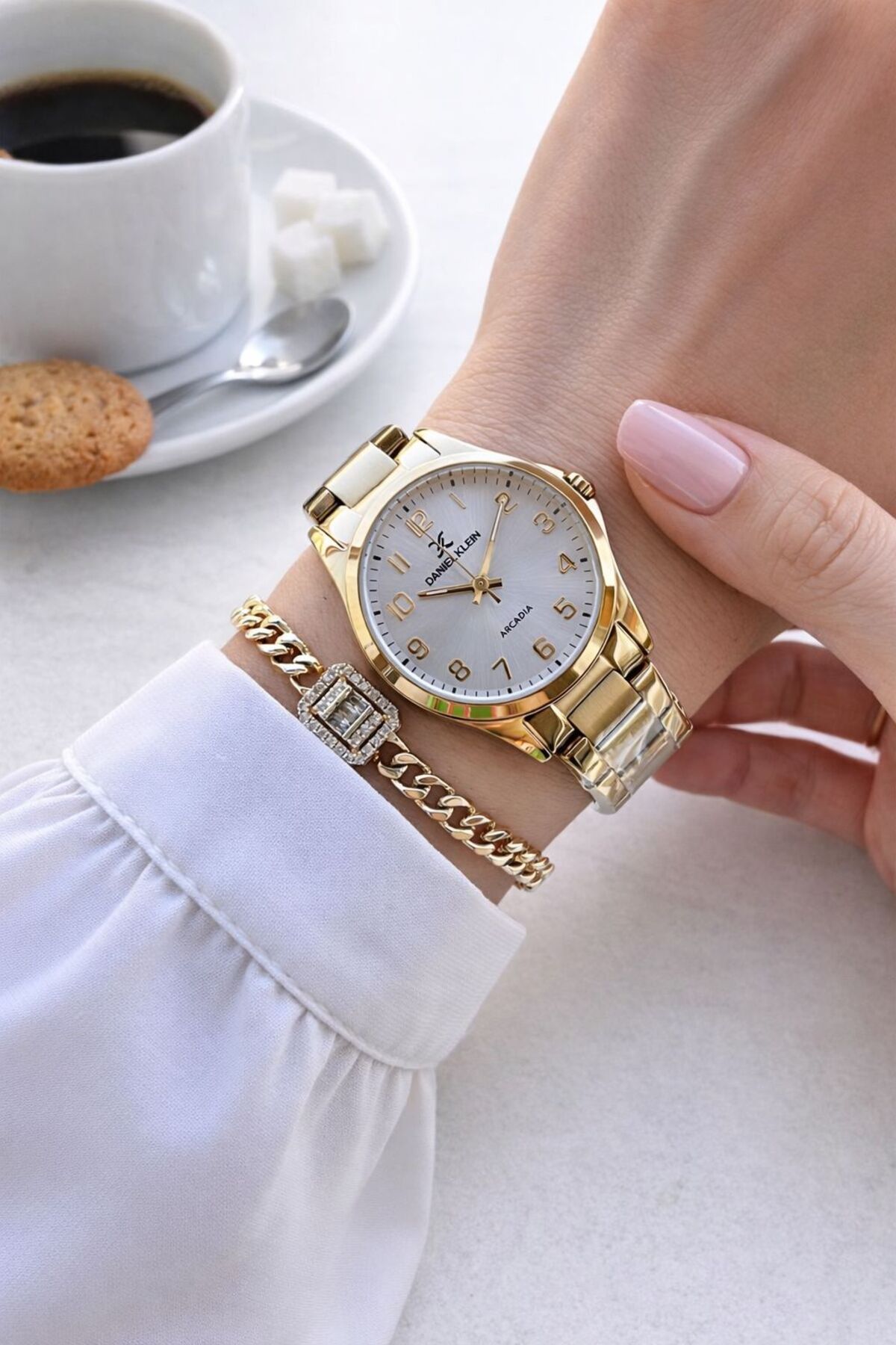Daniel Klein Retro Vintage Özel Seri Çelik Kararmaz Kordon 30mt Suya Dayanıklı Kol Saat Bileklik - Görsel 3