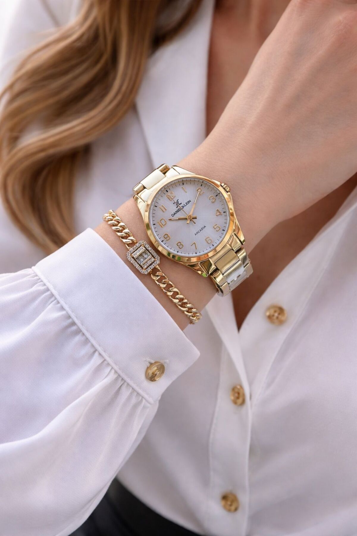 Daniel Klein Retro Vintage Özel Seri Çelik Kararmaz Kordon 30mt Suya Dayanıklı Kol Saat Bileklik