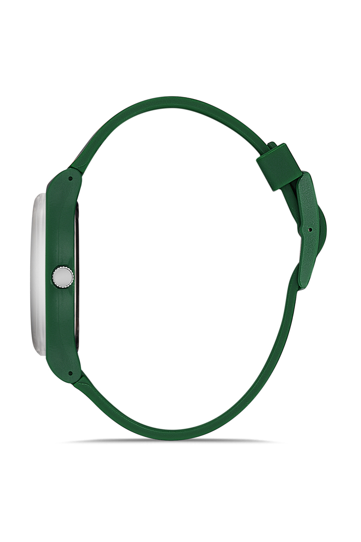 polo air Spor Unisex Silikon Kordon Gün Ay Takvimli Kol Saati Koyu Yeşil Renk PL-1555B9x - Görsel 3