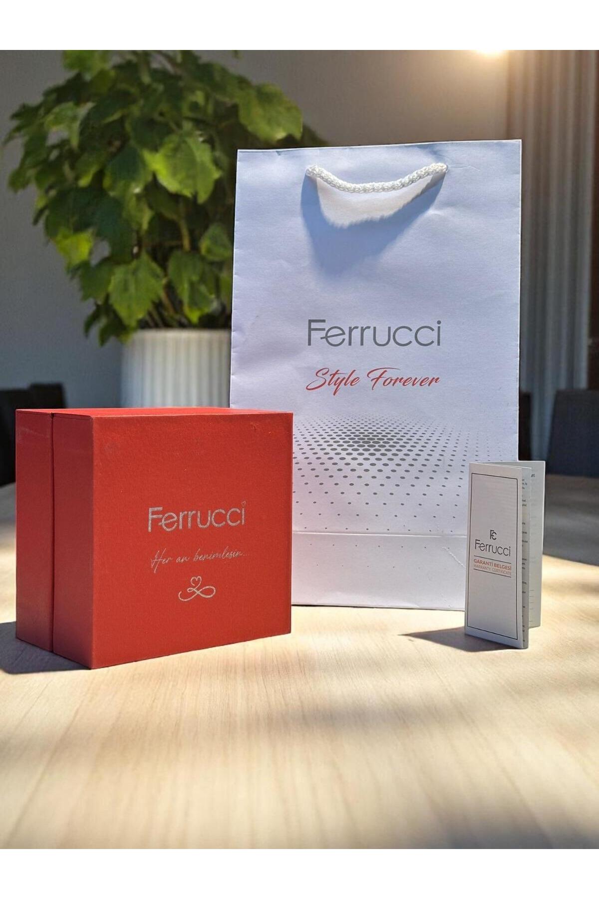 Ferrucci Vintage Çelik Kordon 2 Yıl Garantili Yeni Sezon 30 Mt Suya Dayanıklı Kadın Kol Saati B - Görsel 3