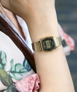 Casio La670wga-1df Retro Gold Dijital Kol Saati - Görsel 3