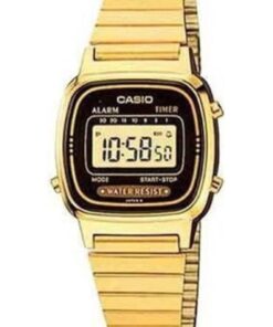 Alternative view of Casio La670wga-1df Retro Gold Dijital Kol Saati