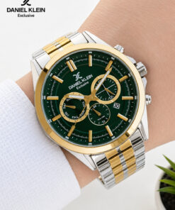 Daniel Klein Çelik Kordon Rolex Kasa+Takvim 3 Atm Suya Dayanıklı Erkek Kol Saati EDK.1.10665-7 - Görsel 3