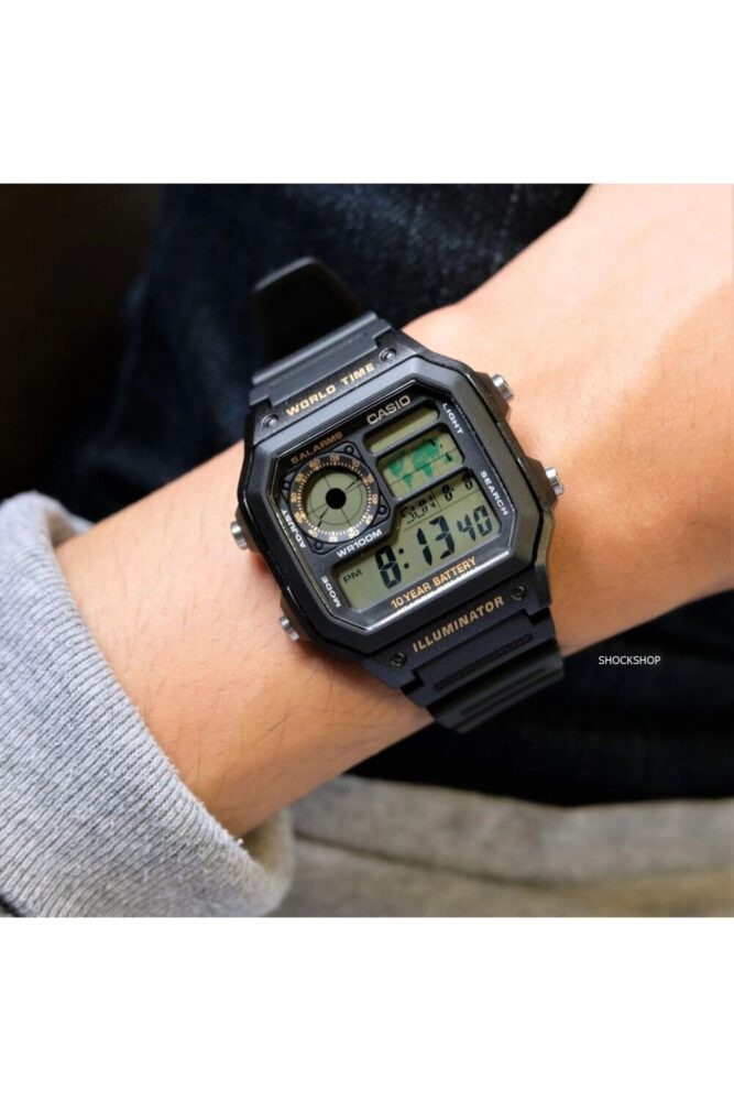Casio Ae-1200wh-1bvdf Erkek Dijital Kol Saati - Görsel 2