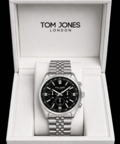 Tom Jones London Erkek kol saati orjinal gümüş renk çelik kararmaz orjinal 3atm su geçirmez 2 yıl garantili faturalı