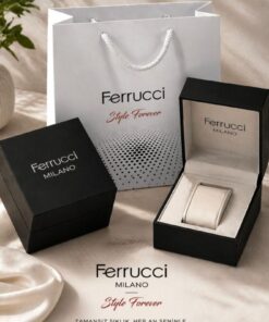 Ferrucci HEDİYELİK ÇELİK KORDON SU GEÇİRMEZ ERKEK KOL SAATİ 2YIL GARANTİLİ BABALAR GÜNÜ HEDİYESİ SEVGİLİLER GÜNÜ HEDİYESİ - Görsel 3